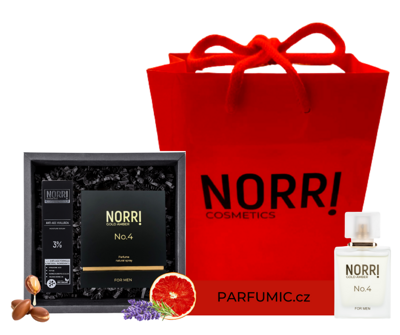 Luxusní taška červená s logem NORRI (pro dárkové balení)