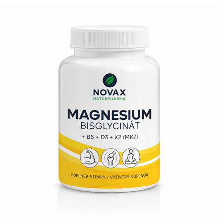 MAGNESIUM BISGLYCINÁT + B6 + D3 + K2 (M-K7)