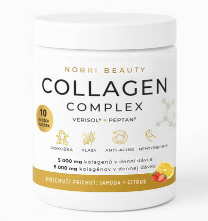 Norri Beauty Collagen Complex - příchuť jahoda+citrus